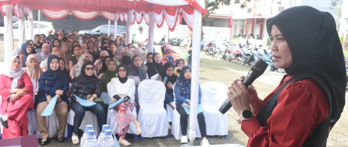 Anggota DPRD Kota Makassar, Andi Suhada Sappaile mengawali reses kedua masa persidangan kedua tahun sidang 2025/2026, di Lapangan Bumi Pesona Pelangi, Kelurahan Minasa Upa, Kecamatan Rappocini, Rabu, 11 Februari 2026.