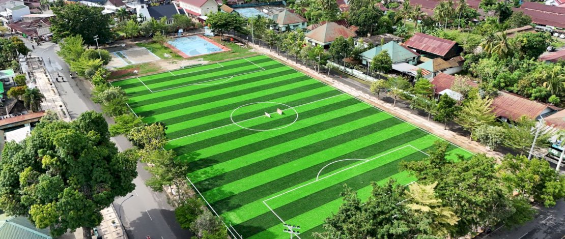 Lapangan Gaspa siap untuk digunakan