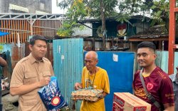 HUT Gerindra ke-18, Eric Horas Serahkan Bantuan untuk Warga Miskin Ekstrem