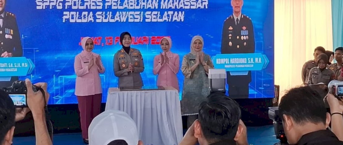 Peresmian SPPG Polres Pelabuhan Makassar, Jumat, 13 Februari 2026.