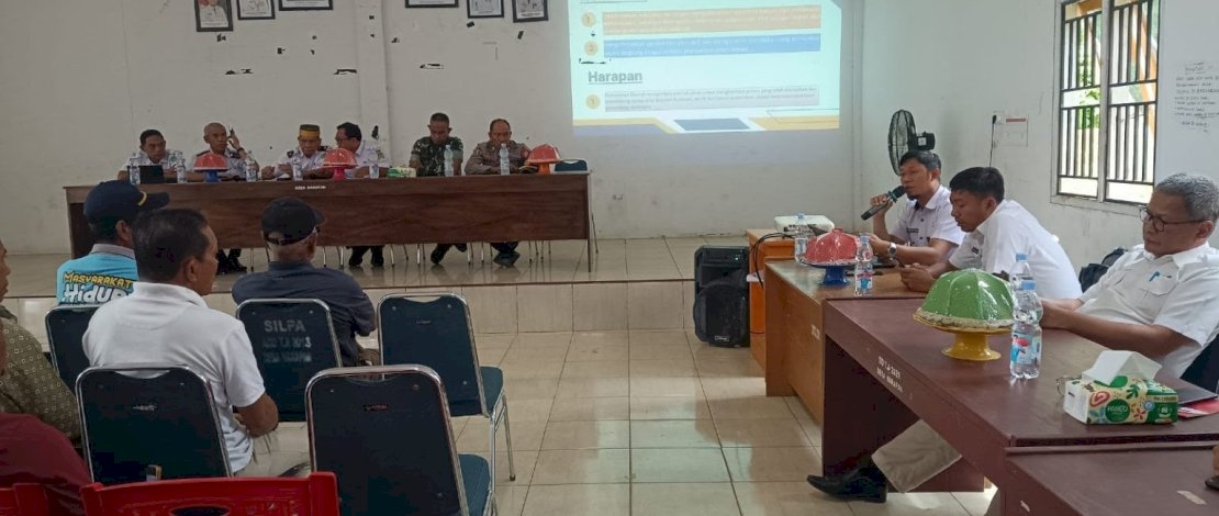 Pemkab Luwu Timur menggelar sosialisasi pembangunan kawasan industri di Lampia, beberapa waktu lalu.