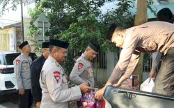 Ramadan Berbagi, Sat Brimob Polda Sulsel Berbagi Keceriaan di Panti Asuhan An Nur