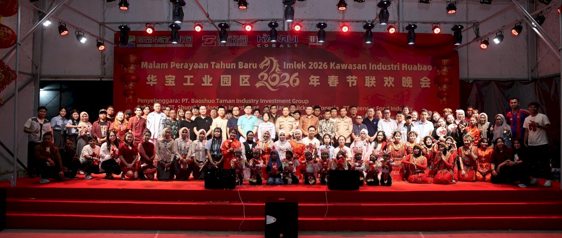 Festival Imlek Huabao 2026 Hadirkan Perayaan Budaya Berlangsung Meriah di Kawasan Industri Hipnotis Karyawan dengan 15 Pertunjukan Seni Budaya Antar Bangsa 