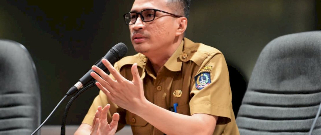 Plt Kepala Dinas Komunikasi, Informatika, Statistik dan Persandian Sulsel, Muhammad Salim Basmin