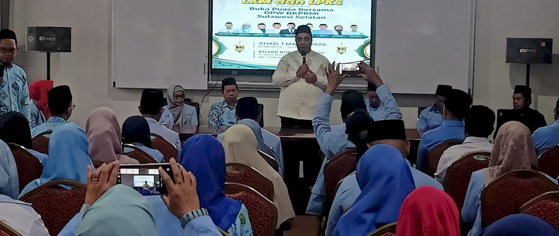 Silaturahmi Kerja Wilayah (Silakwil) LKM BKPRMI Sulawesi Selatan yang digelar pada 1 Maret 2026, di Rumah Jabatan Bupati Maros.