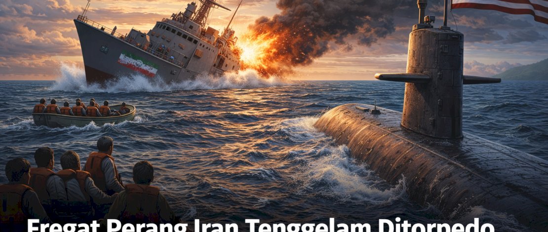 80 Awak Tewas dalam Insiden Karamnya Kapal Perang Iran di Dekat Sri Lanka