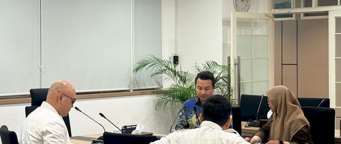 Bupati Luwu Utara, Andi Abdullah Rahim, bersama Direktorat Irigasi dan Rawa Direktorat Jenderal Sumber Daya Air di Kementerian Pekerjaan Umum, Kamis (5/3/2026)