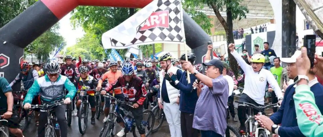 Semarak HUT Takalar, Warga Padati Fun Bike di Lapangan Makkatang Daeng Sibali