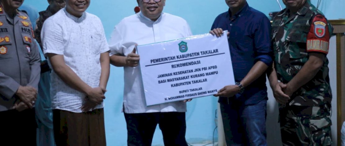 Bupati Takalar Mohammad Firdaus Daeng Manye mengunjungi Masjid Nurul Salam yang berada di Dusun Je&rsquo;nemattalasa&rsquo; I, Desa Kale Lantang, Kecamatan Polongbangkeng Selatan, Sabtu (28/2/2026).