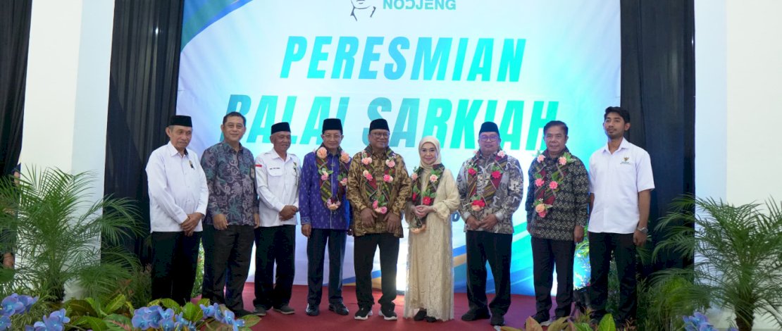 Bupati Daeng Manye Dampingi Menag Resmikan Balai Sarkiah di Pattallassang