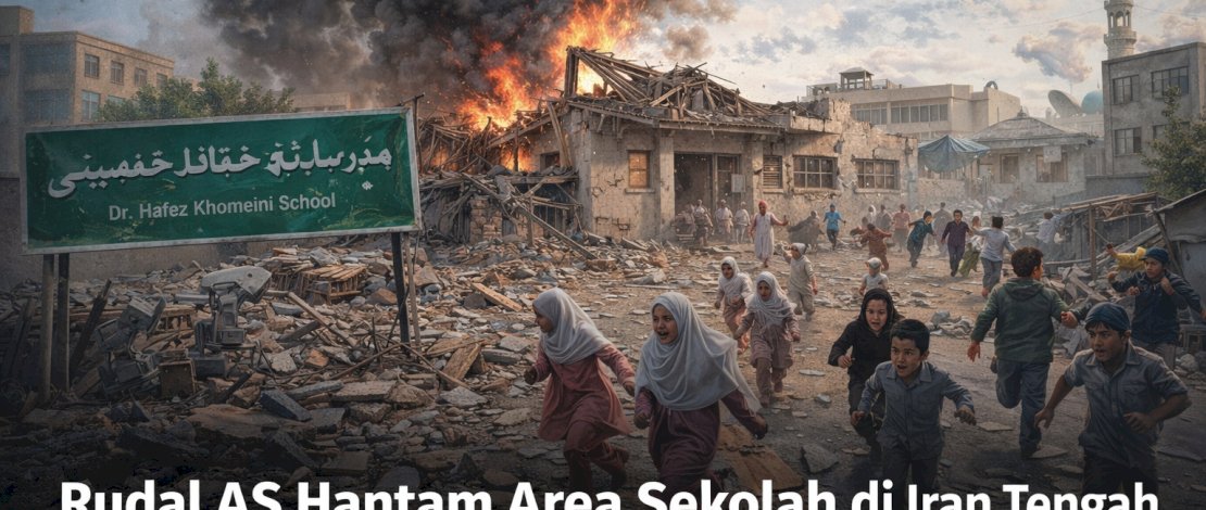 Rudal AS Hantam Area Sekolah di Iran Tengah, Ketegangan Konflik Kian Memanas