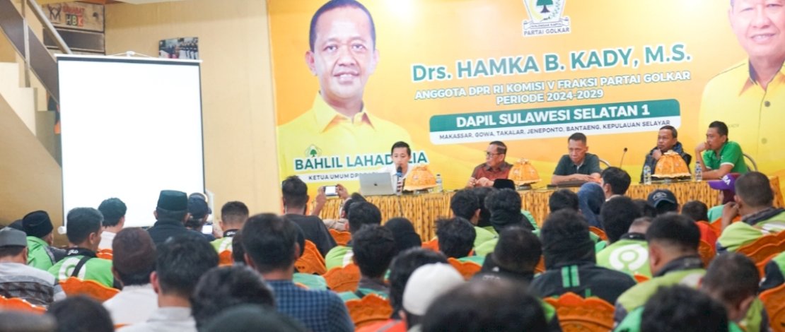 Saat silaturahmi yang dirangkaikan dengan buka puasa bersama pengemudi Ojol di Makassar, Minggu, 15 Maret 2026 lalu, Hamka B Kady kembali mendengarkan keluhan dan masukan dari para pengemudi Ojol.