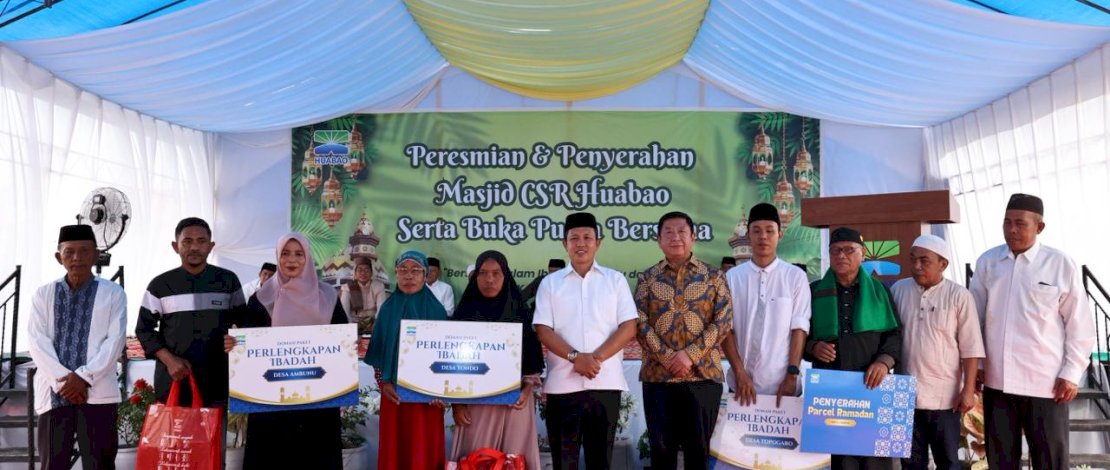 Industri dan Spiritualitas Berjalan Seiring, Huabao Bangun 3 Masjid di Lingkar Kawasan Morowali