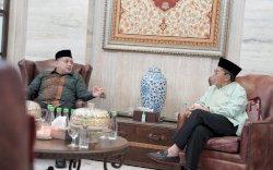 Silaturahmi Idulfitri: Cair dan Penuh Canda, Pertemuan Appi&ndash;Danny Bahas Sinergi Bangun Makassar