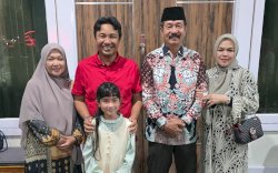 Potret Keakraban 2 Tokoh Luwu Utara pada Momentum Idulfitri, Satu Mantan Bupati, yang Satu Bupati Saat Ini