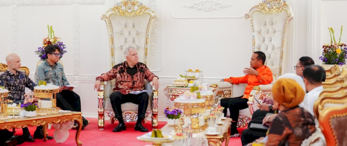 Gubernur Sulsel Sampaikan Pesan Perdamaian Saat Terima Kunjungan Kedubes Amerika Serikat