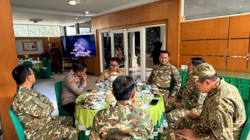 Bupati Luwu Utara Hadiri Pembukaan Latsarmil Komcad ASN 2026 di Rindam  XIV/Hasanuddin