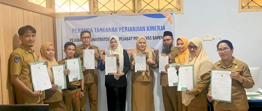 Pertegas Komitmen Kerja, Bapenda Luwu Utara Lakukan Penandatanganan Perjanjian Kinerja