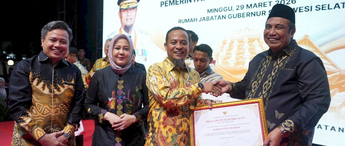 Dari Silaturahmi ke Prestasi, Maros Bawa Pulang Dua Penghargaan Tingkat Provinsi