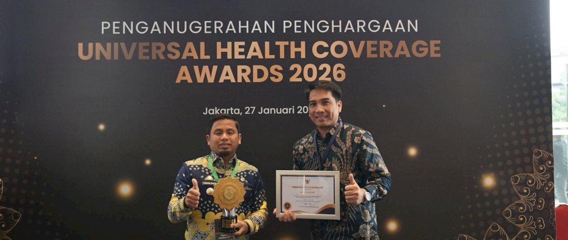 Kota Parepare Raih Penghargaan UHC Award 2026 Kategori Madya