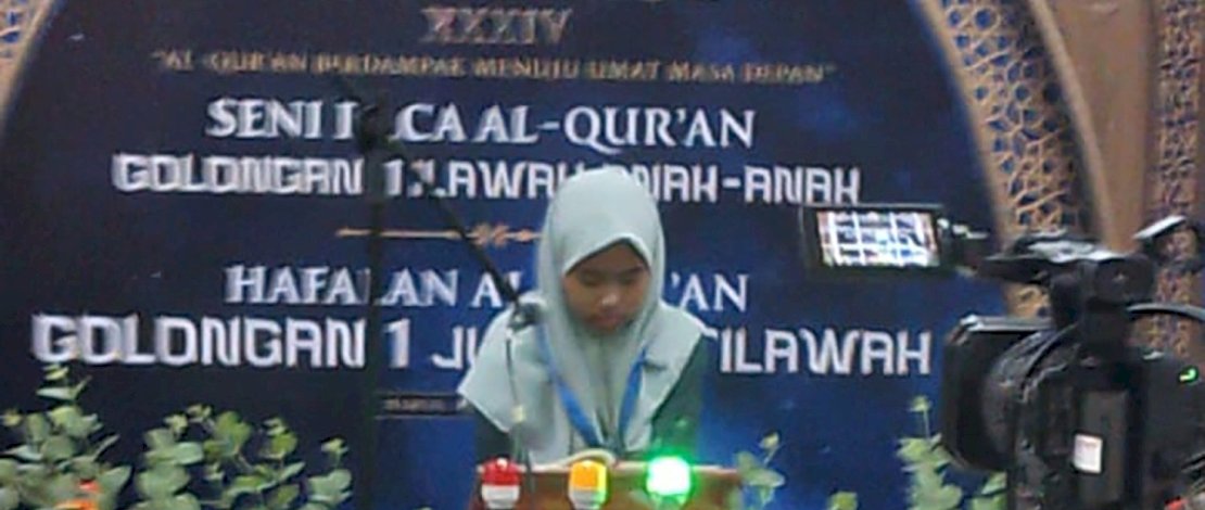 Aulia Nurul Qalbi Qari'ah Muda Luwu Utara Tampil Memukau di Hari Pertama MTQ Sulsel
