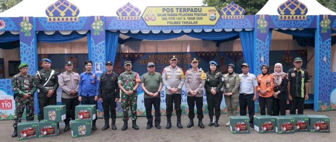 Pastikan Arus Mudik Lancar, Bupati Takalar Dampingi Kapolda Sulsel Tinjau Pos Ketupat 2026