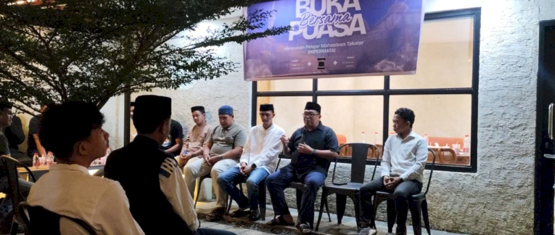 Buka Puasa Bareng Mahasiswa, Daeng Manye: Kekompakan Akan Lahirkan Kemajuan untuk Takalar