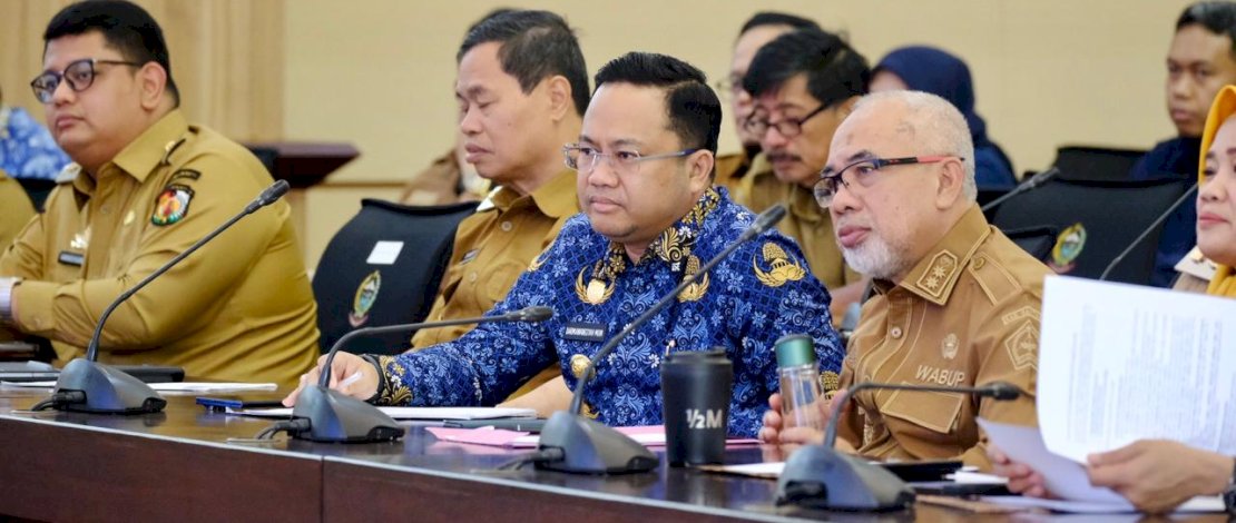 Wakil Bupati Bantaeng, Sahabuddin, menghadiri pelaksanaan Musyawarah Perencanaan Pembangunan (Musrenbang) Tematik Penyusunan Rencana Penanggulangan Kemiskinan Tingkat Provinsi Sulsel.