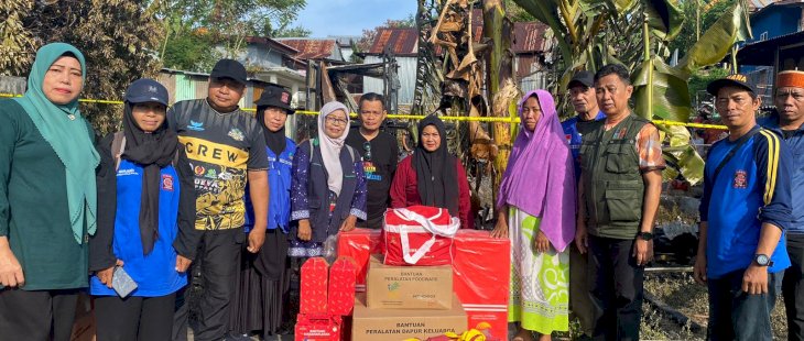 Gubernur Sulsel Kirim Bantuan untuk Korban Kebakaran di Parepare