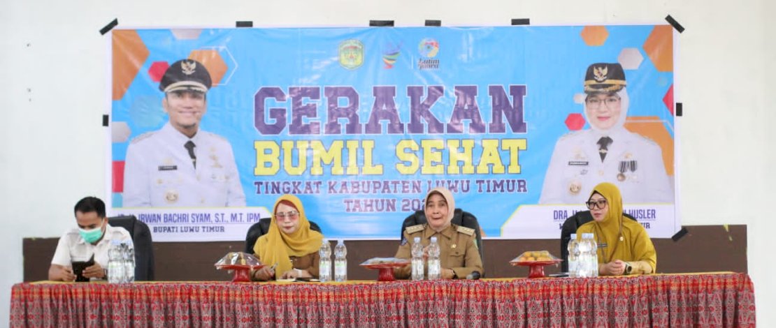 Gerakan Bumil Sehat untuk menekan angka stunting, digelar di Aula Kecamatan Mangkutana, Selasa, 21 April 2026.