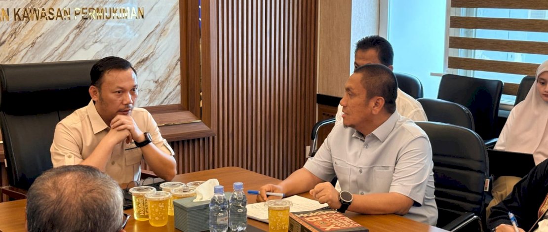 Bupati Luwu Timur Irwan Bachri Syam melakukan audiensi dengan Direktorat Jenderal Kawasan Permukiman Kementerian Perumahan dan Kawasan Permukiman (PKP), Rabu, 22 April 2026.