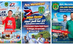 Semarak HUT ke-27 Luwu Utara, Pemda Luwu Utara Gelar Jalan Santai Berhadiah Rumah dan Sapi