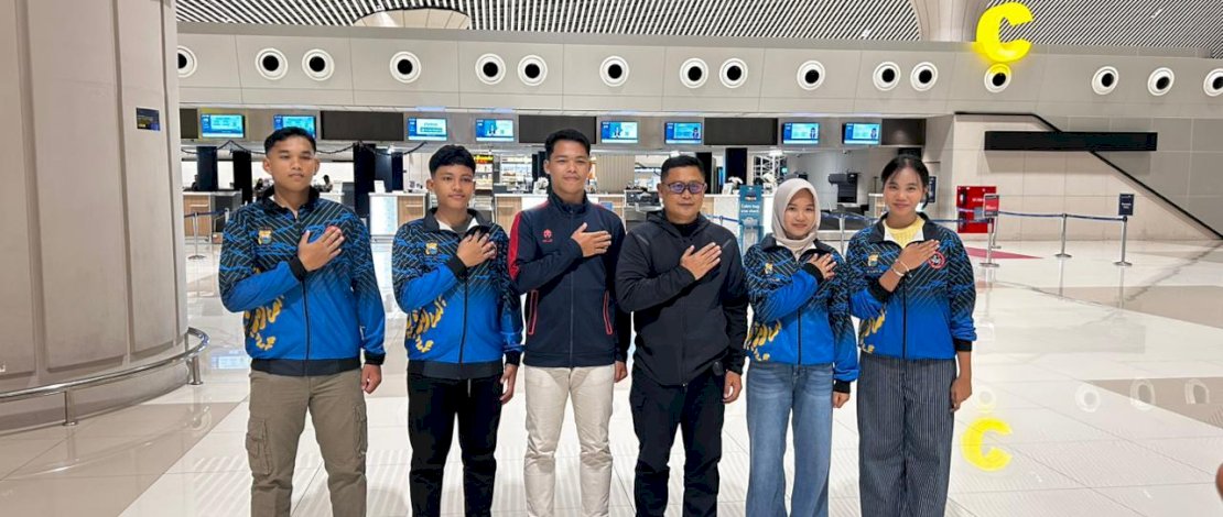 Dilepas Dansat Brimob, Delapan Atlet Inkanas Sulsel Bertolak ke Seleknas, Siap Bawa Nama Daerah