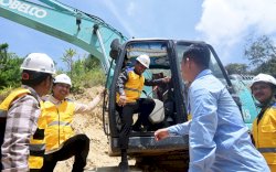 Jalan Menuju Seko Dipercepat, Gubernur Sulsel Groundbreaking Jalan Ruas Sabbang-Tallang-Sae Rongkong
