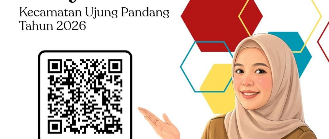 Cukup Scan QR Code, Warga Ujung Pandang Bisa Beri Nilai Pelayanan Kecamatan