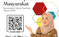 Cukup Scan QR Code, Warga Ujung Pandang Bisa Beri Nilai Pelayanan Kecamatan