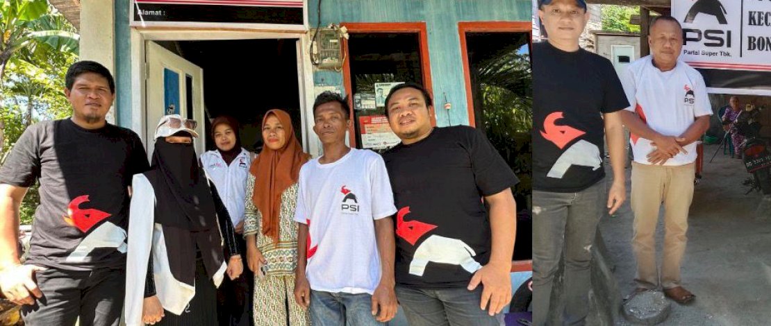 Bercadar namun aktif turun langsung ke lapangan, Ketua Dewan Pimpinan Daerah (DPD) Partai Solidaritas Indonesia (PSI) Kabupaten Kepulauan Selayar, Hj. A. Putriana, terus bergerak menyapa simpul-simpul partai.