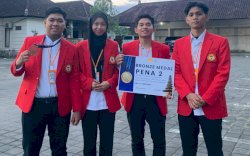 Mahasiswa Vokasi Unhas Raih Bronze Medal di PENA 2 2026 Lewat Inovasi Telur Asin Pandan