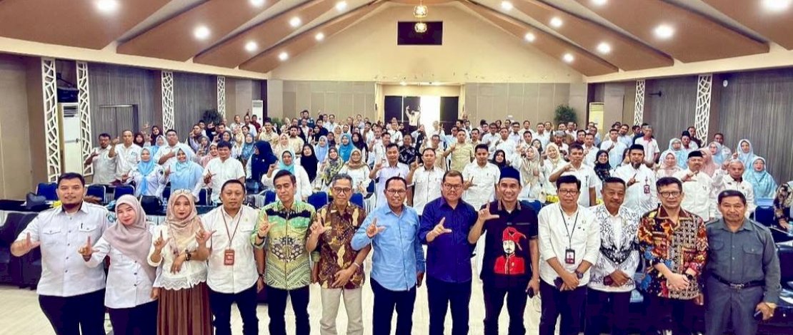 Dialog dan Penyuluhan Hukum dalam Rangka Perlindungan Guru dan Sekolah bersama Anggota Komisi III DPR RI, Rudianto Lallo, di Baruga Angin Mamiri, Balai Besar Guru dan Tenaga Kependidikan Provinsi Sulawesi Selatan, Rabu, 6 Mei 2026.
