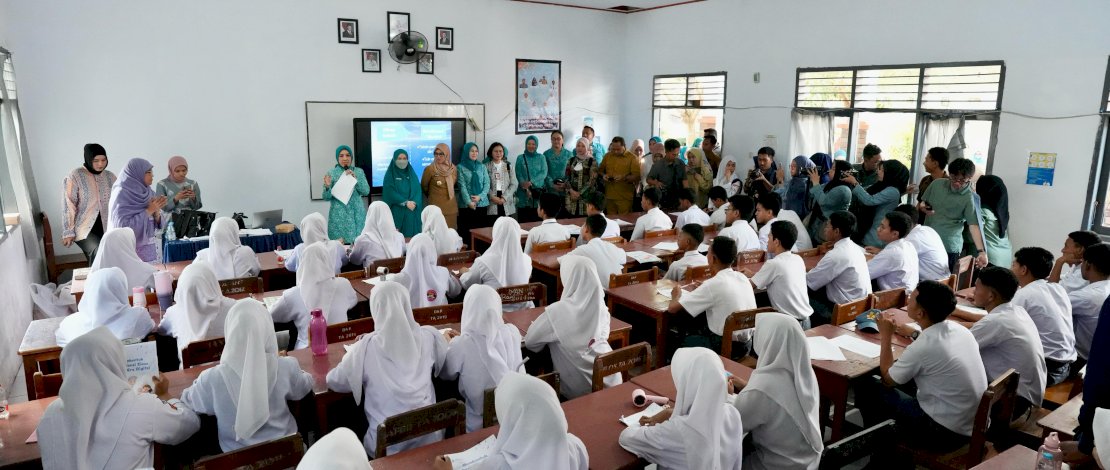 Program Sehati (Sejahtera, Harmonis, Aman, Tentram, dan Penuh Kasih) digelar di SMAN 9 Gowa dengan melibatkan sekitar 600 siswa perwakilan SMA/sederajat.