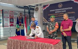 Lapas Perempuan Sungguminasa Teguhkan Komitmen Bersih dari Handphone Illegal, Narkoba dan Penipuan