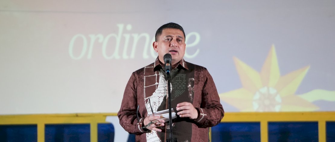 Wali Kota Makassar Munafri Arifuddin menghadiri Makassar International Writers Festival 2026. 