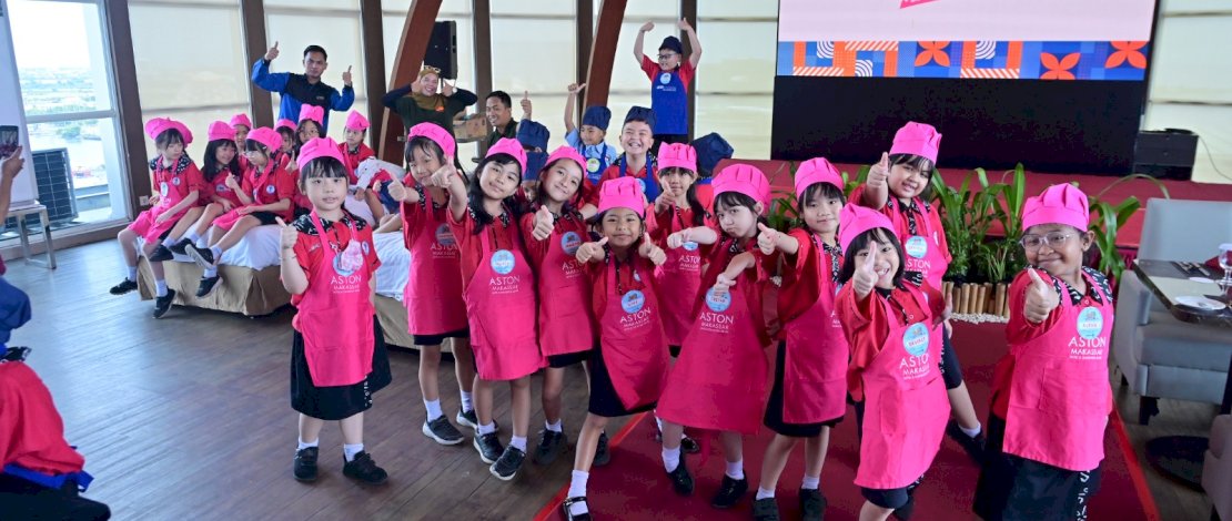 Puluhan Siswa SD Gamaliel Ikuti &ldquo;Kid&rsquo;s Hotel Adventure&rdquo; di Aston Makassar