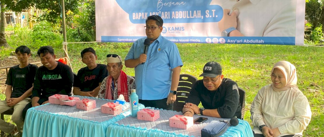 Anggota DPRD Kota Parepare, Asy&rsquo;ari Abdullah menggelar reses untuk menyerap aspirasi warga di Lappa Anging, Kecamatan Bacukiki, Kota Parepare