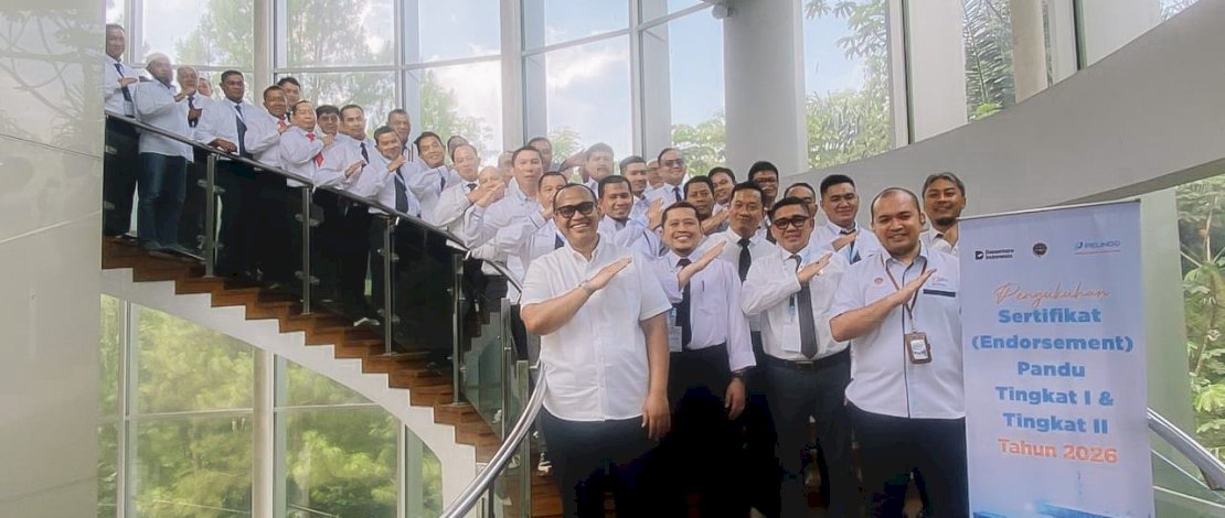 SPJM menyelenggarakan kegiatan endorsement pandu bagi para tenaga pemandu kapal. 

