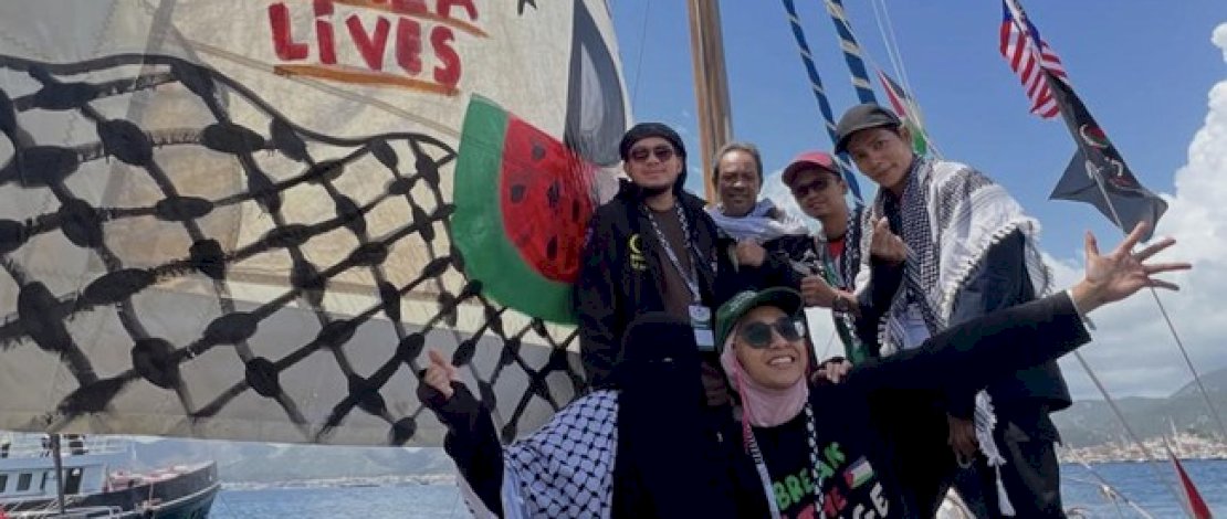 Ada 9 WNI diculik tentara penjajah Israel. (Instagram/@globalpeaceconvoy)
