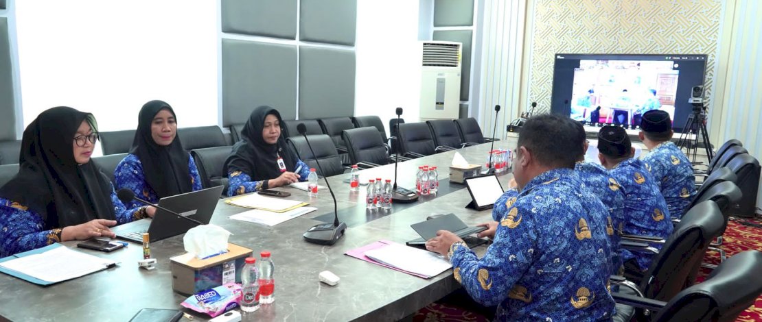 Wabup Puspawati mengikuti kegiatan Reboan (Rembuk dan Bincang-bincang Otonomi Daerah) bersama para kepala daerah dan Kementerian Dalam Negeri yang digelar secara virtual, Rabu, 20 Mei 2026.
