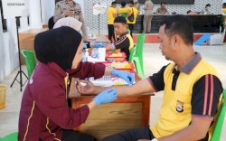 Pemeriksaan Kesehatan Berkala Personel, Biddokkes Polda Sulsel Turunkan Tim di Polres Selayar