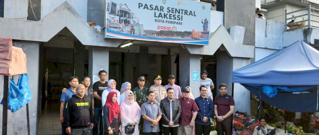 Wali Kota Parepare Tinjau Pasar Lakessi, Fokus Benahi Kenyamanan dan Penataan Pasar