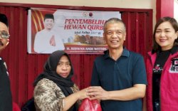 PDI Perjuangan Sulsel Tebar 151 Hewan Kurban, ARW: Idul Adha Jadi Momentum Perkuat Solidaritas Sosial